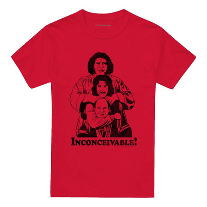 Red - Front - The Princess Bride Unisex Adult Inconceivable! T-Shirt