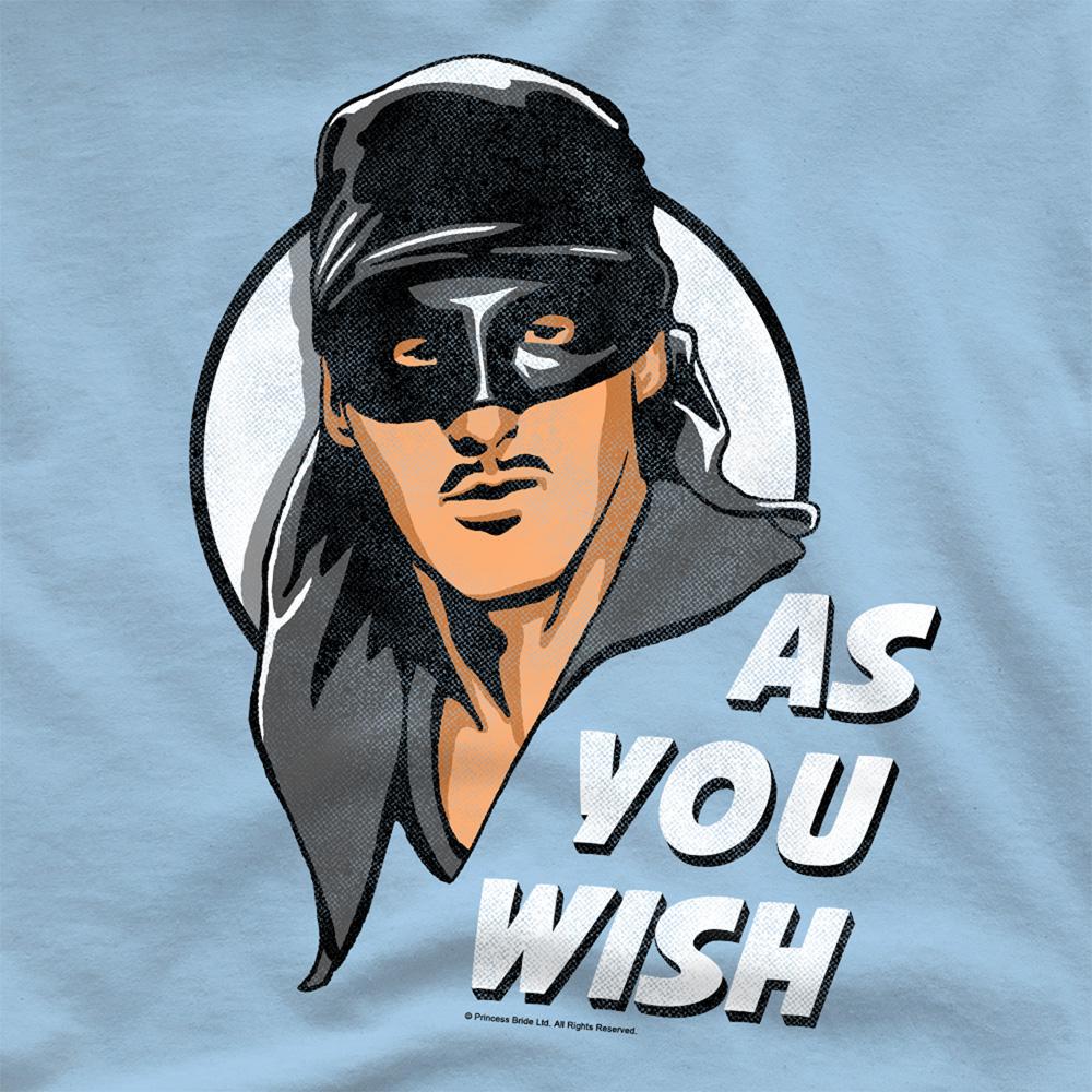 Black - Close up - The Princess Bride Unisex Adult As You Wish T-Shirt