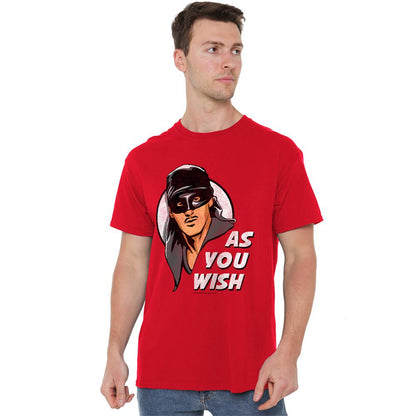 Sand - Front - The Princess Bride Unisex Adult As You Wish T-Shirt