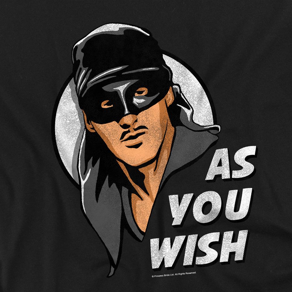 Red - Pack Shot - The Princess Bride Unisex Adult As You Wish T-Shirt