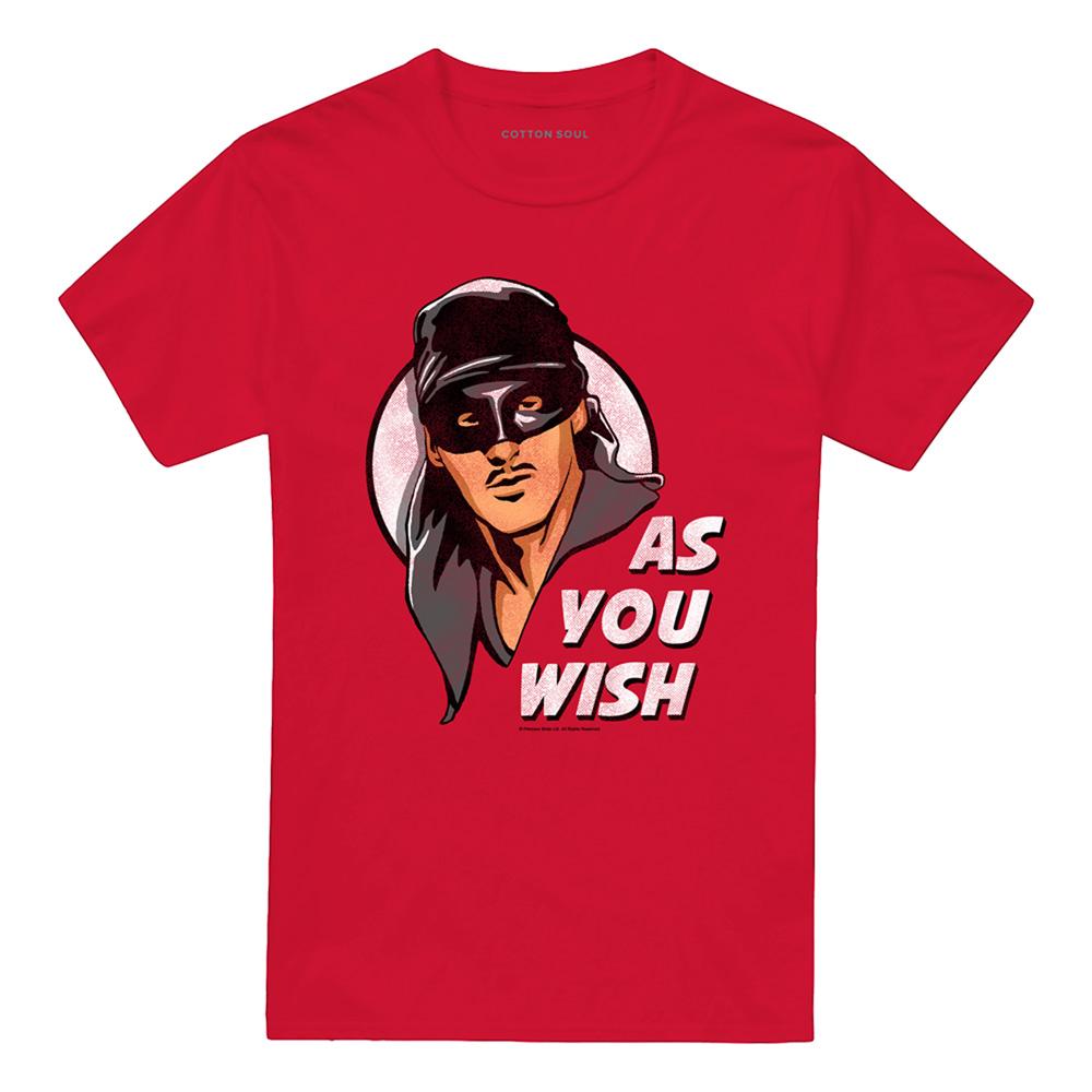 Red - Front - The Princess Bride Unisex Adult As You Wish T-Shirt