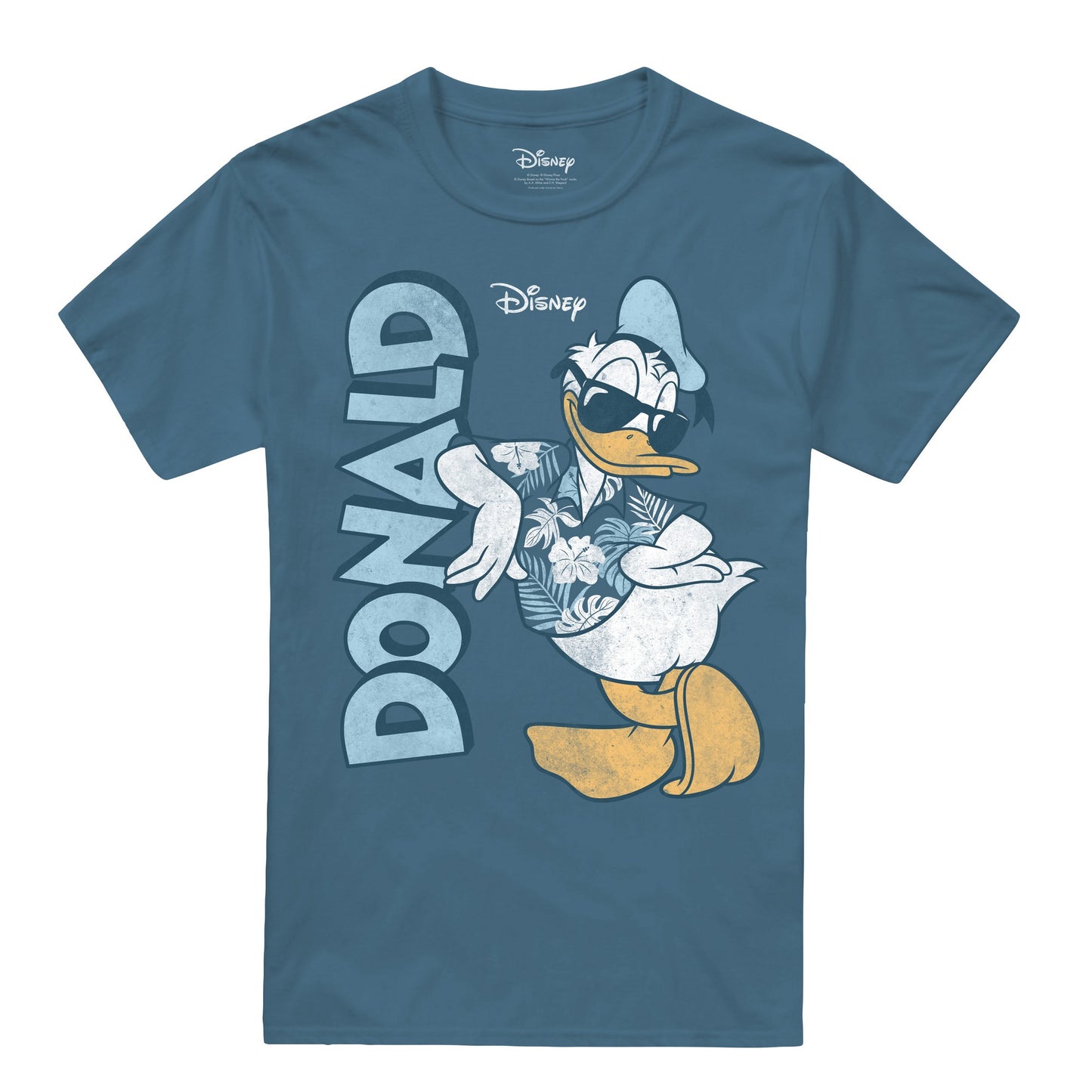 Indigo - Front - Mickey Mouse & Friends Mens Play It Cool Donald Duck T-Shirt