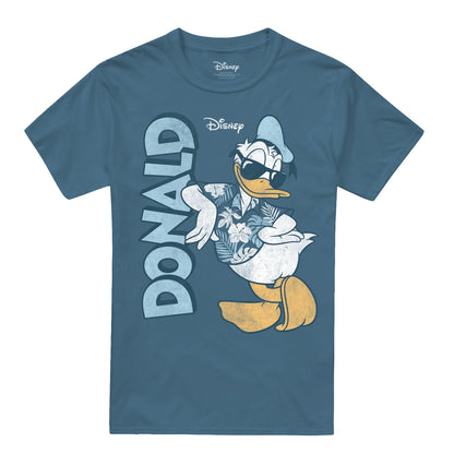Indigo - Front - Mickey Mouse & Friends Mens Play It Cool Donald Duck T-Shirt
