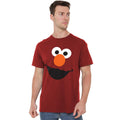 Cardinal - Lifestyle - Sesame Street Unisex Adult Elmo Face T-Shirt