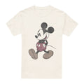 Natural - Front - Mickey Mouse & Friends Mens Wander T-Shirt