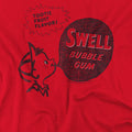 Red - Side - Dubble Bubble Unisex Adult Swell Gum T-Shirt