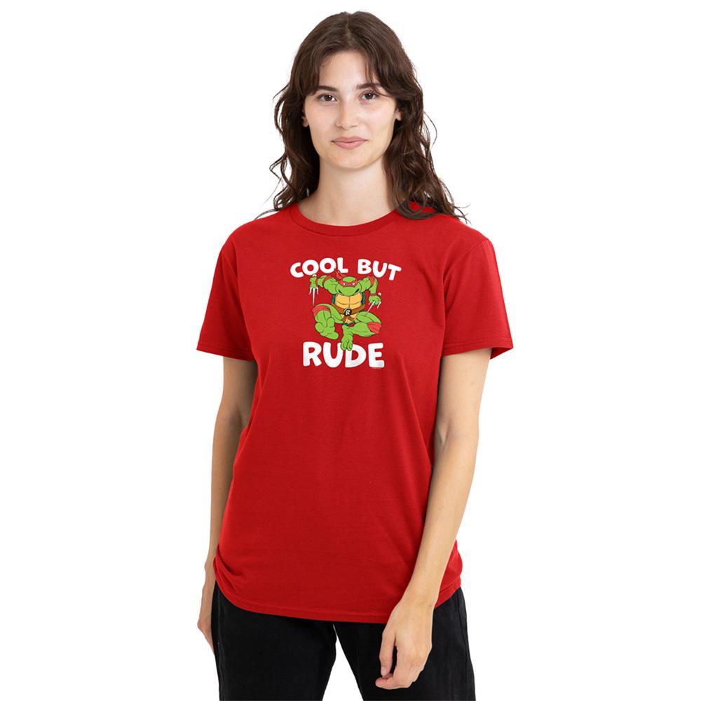 Red - Lifestyle - Teenage Mutant Ninja Turtles Womens-Ladies Cool But Rude T-Shirt