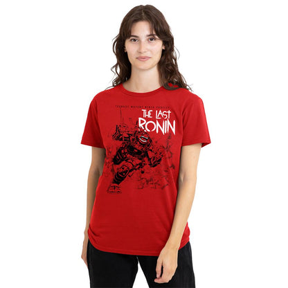 Red - Lifestyle - Teenage Mutant Ninja Turtles Womens-Ladies Charging Ronin T-Shirt