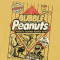 Banana Yellow - Side - Dubble Bubble Unisex Adult Bubble Peanuts T-Shirt