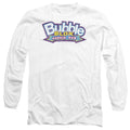 White - Front - Dubble Bubble Unisex Adult Bubble Blox Long-Sleeved T-Shirt
