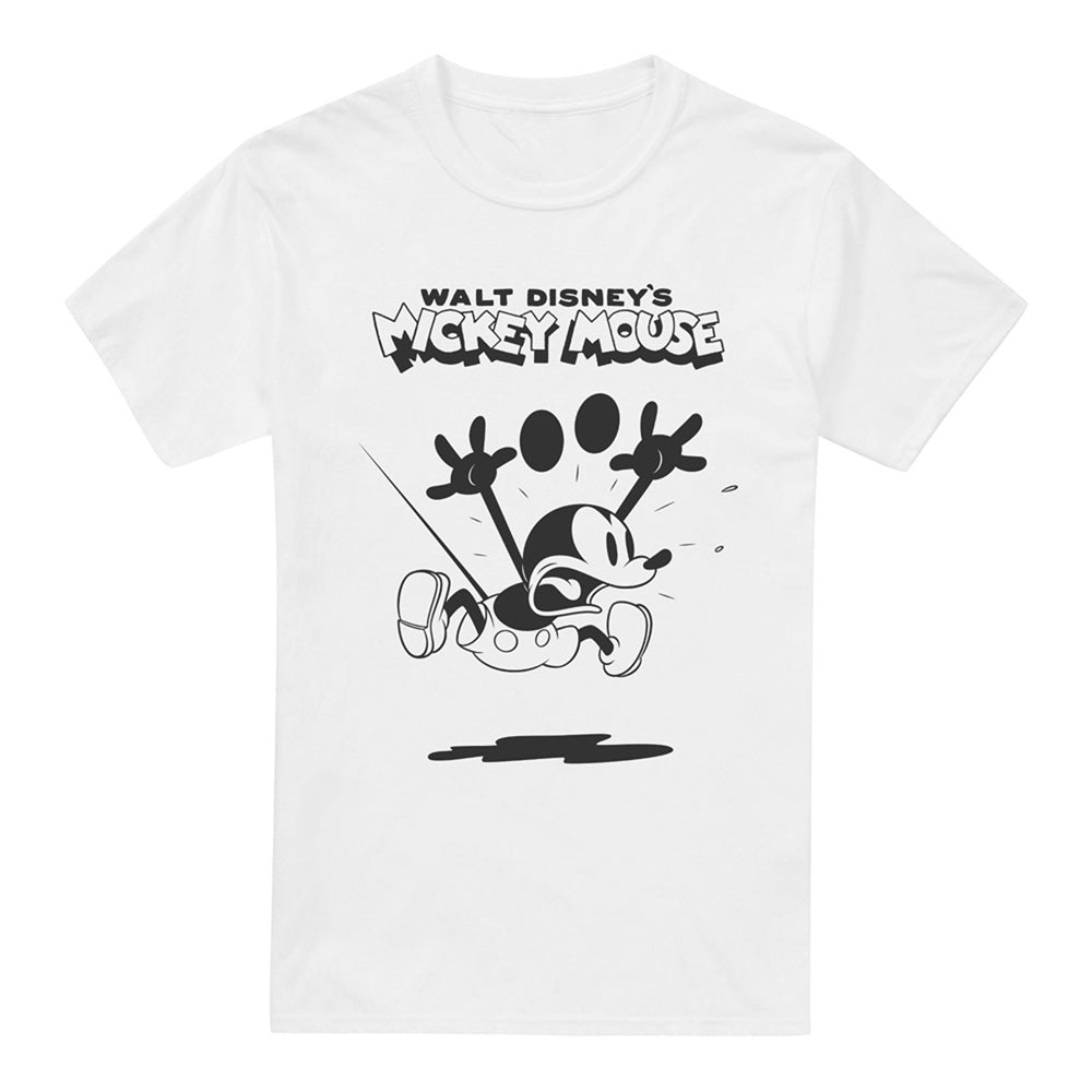 White - Front - Mickey Mouse & Friends Mens Mickey Surprised T-Shirt