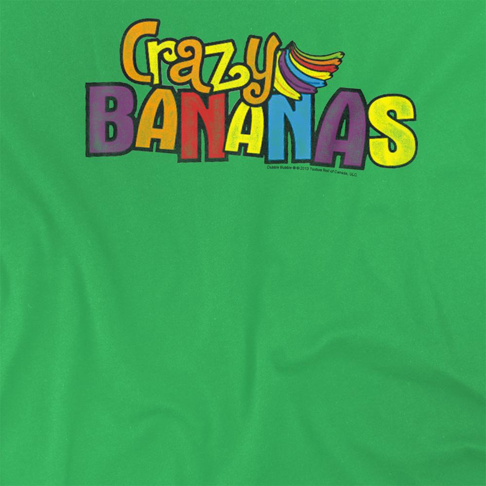Kelly Green - Side - Dubble Bubble Unisex Adult Crazy Bananas T-Shirt