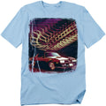 Light Blue - Front - Pontiac Unisex Adult Firebird 77 T-Shirt