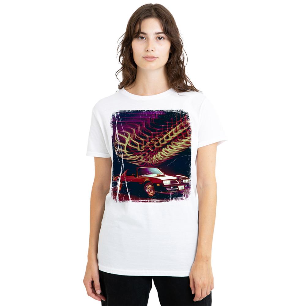 White - Lifestyle - Pontiac Womens-Ladies Firebird 77 T-Shirt