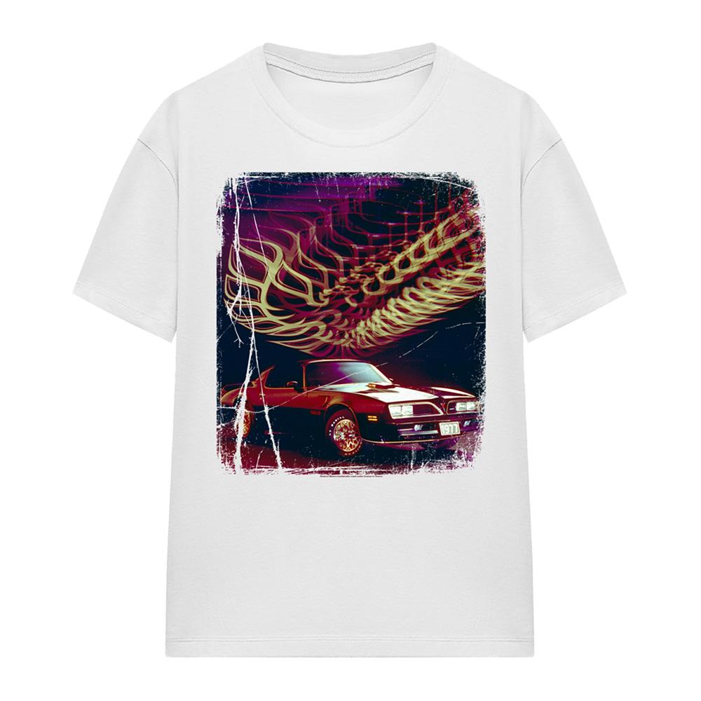 White - Front - Pontiac Womens-Ladies Firebird 77 T-Shirt