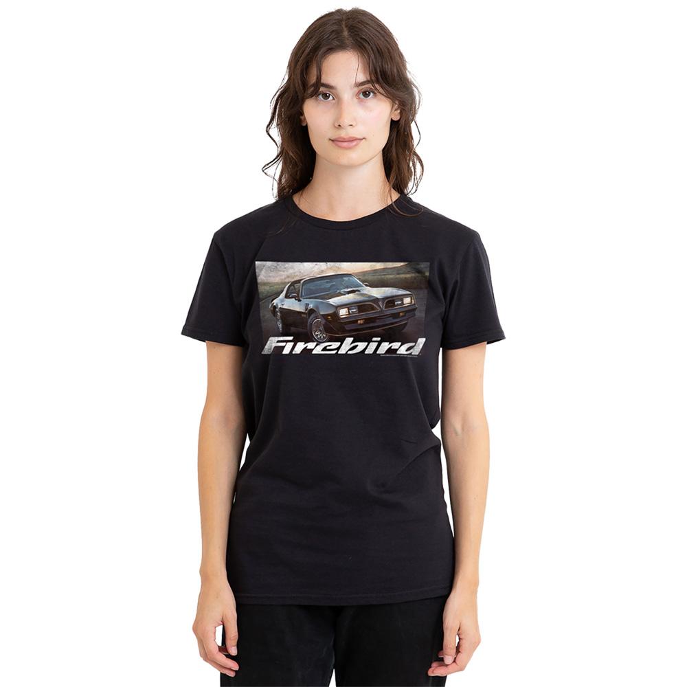Black - Lifestyle - Pontiac Womens-Ladies Firebird 76 T-Shirt