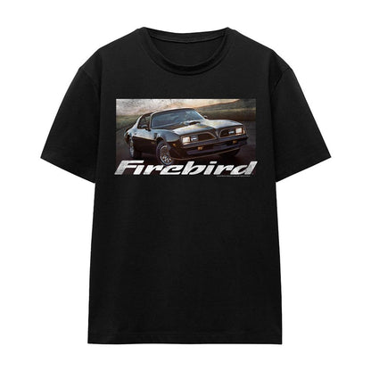 Black - Front - Pontiac Womens-Ladies Firebird 76 T-Shirt
