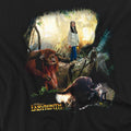 Black - Side - Labyrinth Unisex Adult Sarah & Ludo Long-Sleeved T-Shirt