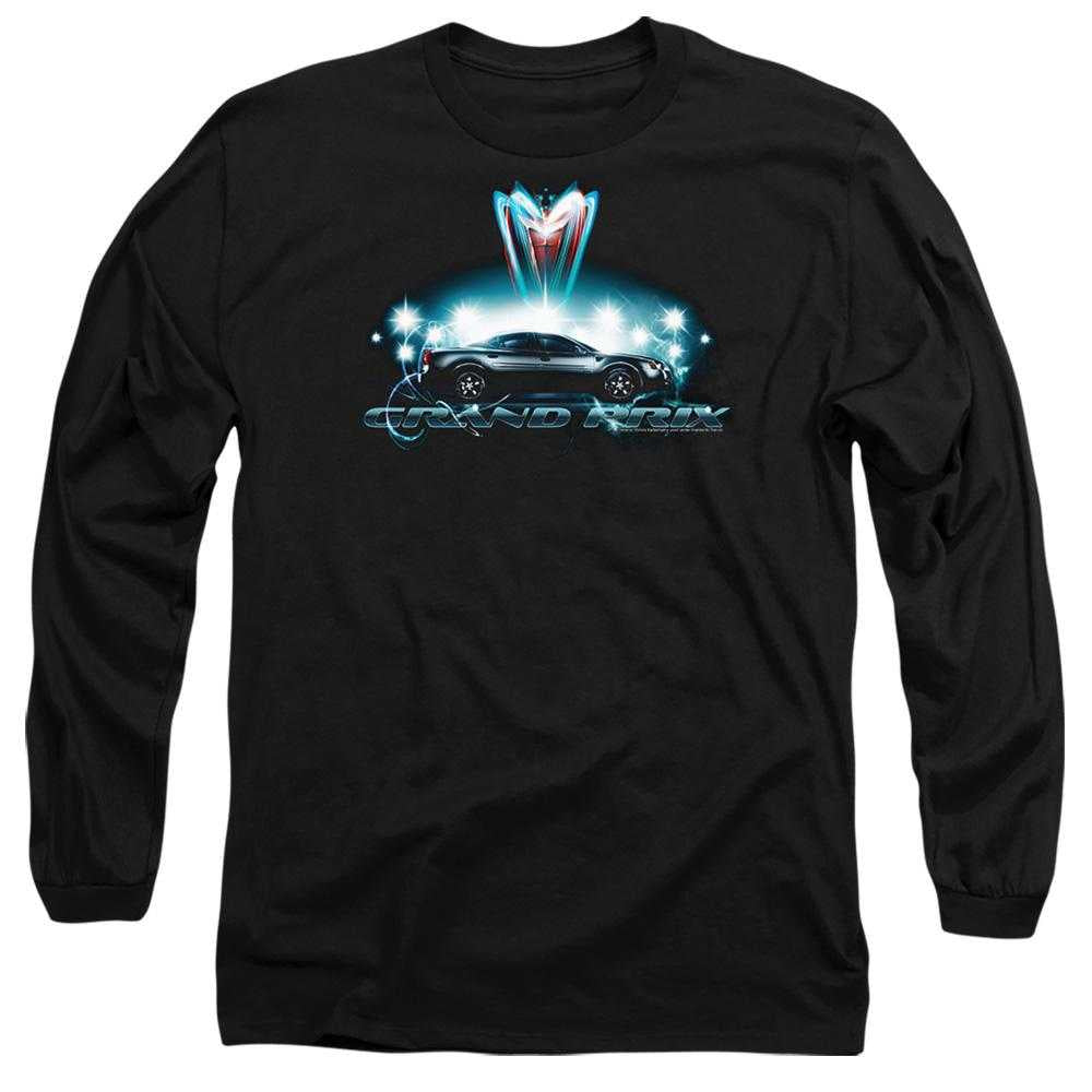 Black - Front - Pontiac Unisex Adult Grand Prix Long-Sleeved T-Shirt