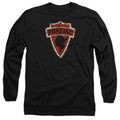 Black - Front - Pontiac Unisex Adult Early Arrowhead Long-Sleeved T-Shirt
