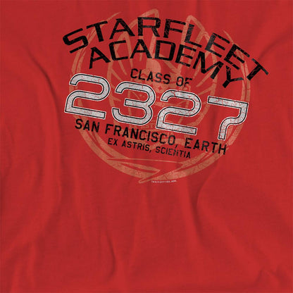 Red - Side - Star Trek: Picard Womens-Ladies Graduation T-Shirt