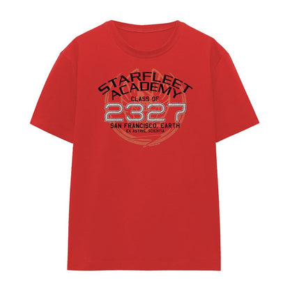 Red - Front - Star Trek: Picard Womens-Ladies Graduation T-Shirt