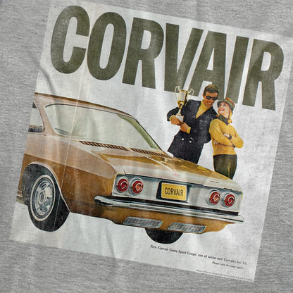 Athletic - Side - Chevrolet Unisex Adult Corvair Ad Heather T-Shirt