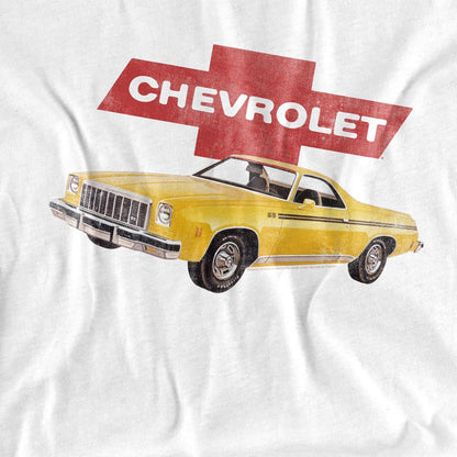 White - Side - Chevrolet Womens-Ladies El Camino T-Shirt