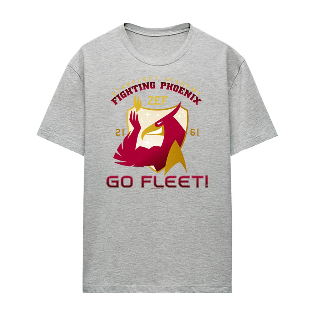 Athletic - Front - Star Trek Womens-Ladies Fighting Phoenix Heather T-Shirt