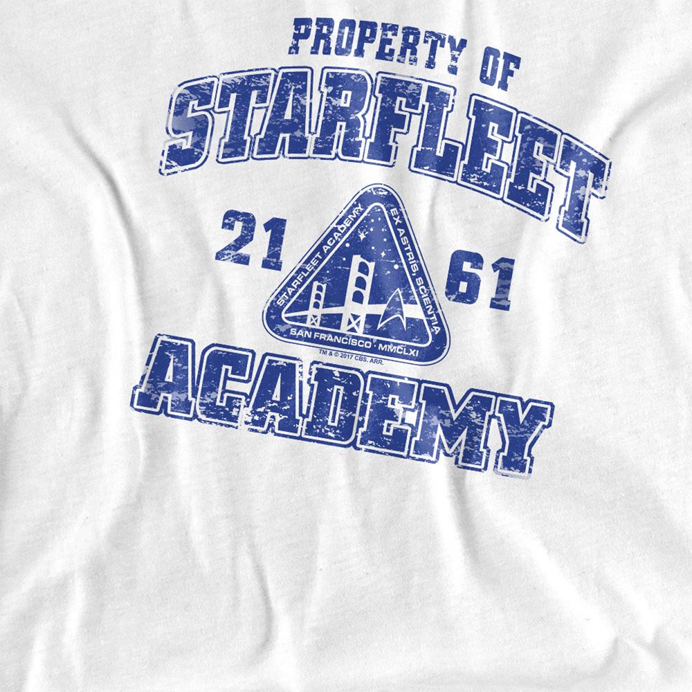White - Side - Star Trek Womens-Ladies Old School T-Shirt