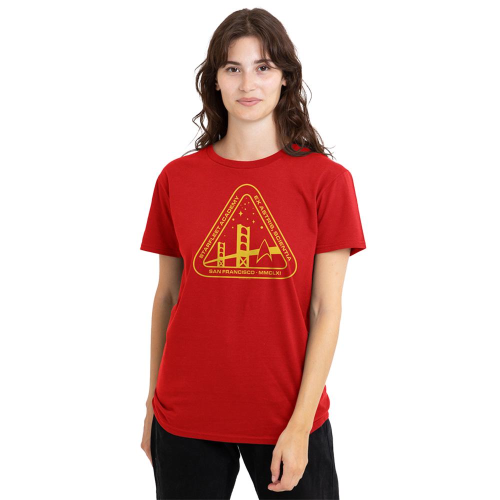 Red - Lifestyle - Star Trek Womens-Ladies Gold Academy T-Shirt