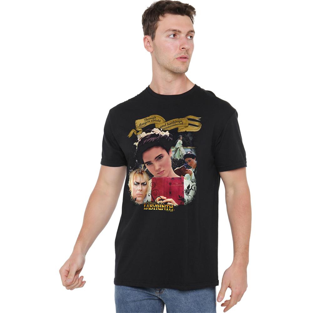 Black - Lifestyle - Labyrinth Unisex Adult Dangers Untold T-Shirt