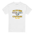 White - Front - Star Trek Unisex Adult Future Captain T-Shirt