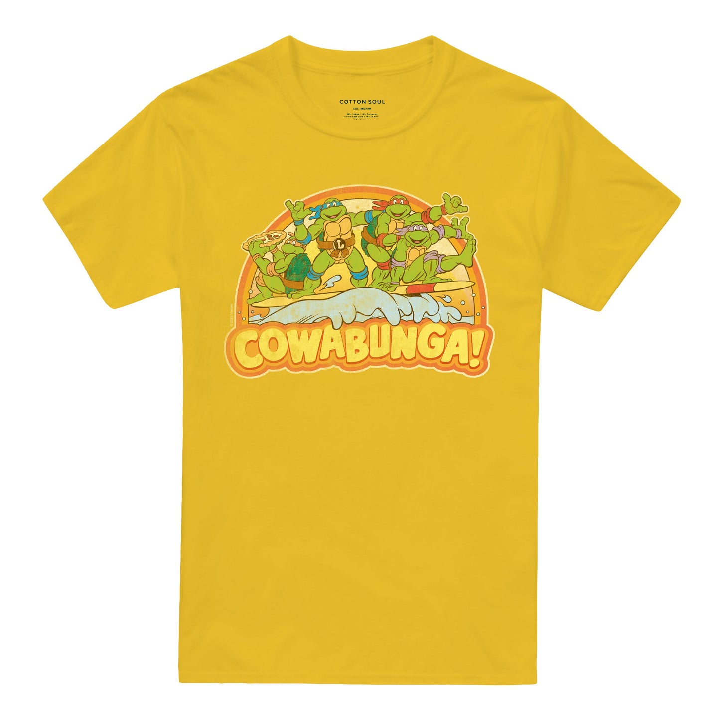 Daisy - Front - Teenage Mutant Ninja Turtles Mens Cowabunga T-Shirt