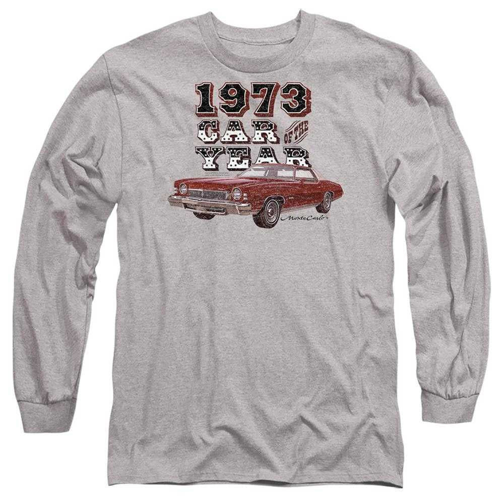 Athletic - Front - Chevrolet Unisex Adult Car Of The Year Heather Long-Sleeved T-Shirt