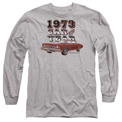 Athletic - Front - Chevrolet Unisex Adult Car Of The Year Heather Long-Sleeved T-Shirt