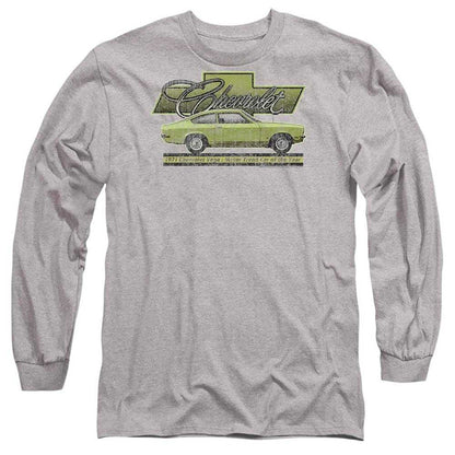 Athletic - Front - Chevrolet Unisex Adult Vega Car Of The Year 71 Heather Long-Sleeved T-Shirt