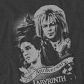 Charcoal - Side - Labyrinth Unisex Adult Heather 25th Anniversary T-Shirt