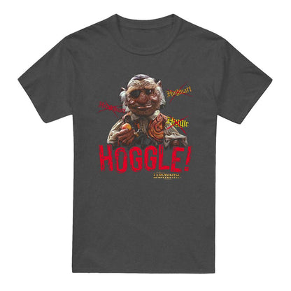 Charcoal - Front - Labyrinth Unisex Adult Hoggle Heather T-Shirt