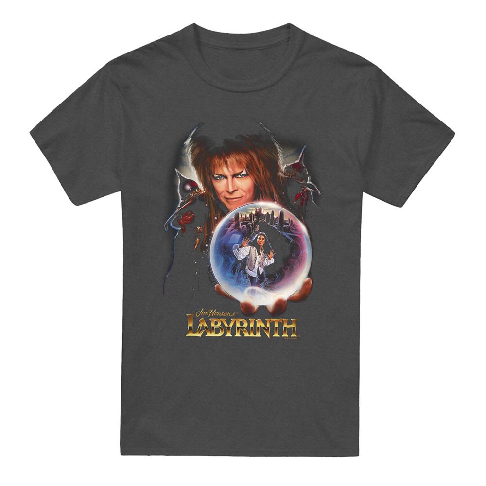 Charcoal - Front - Labyrinth Unisex Adult I Have A Gift Heather T-Shirt