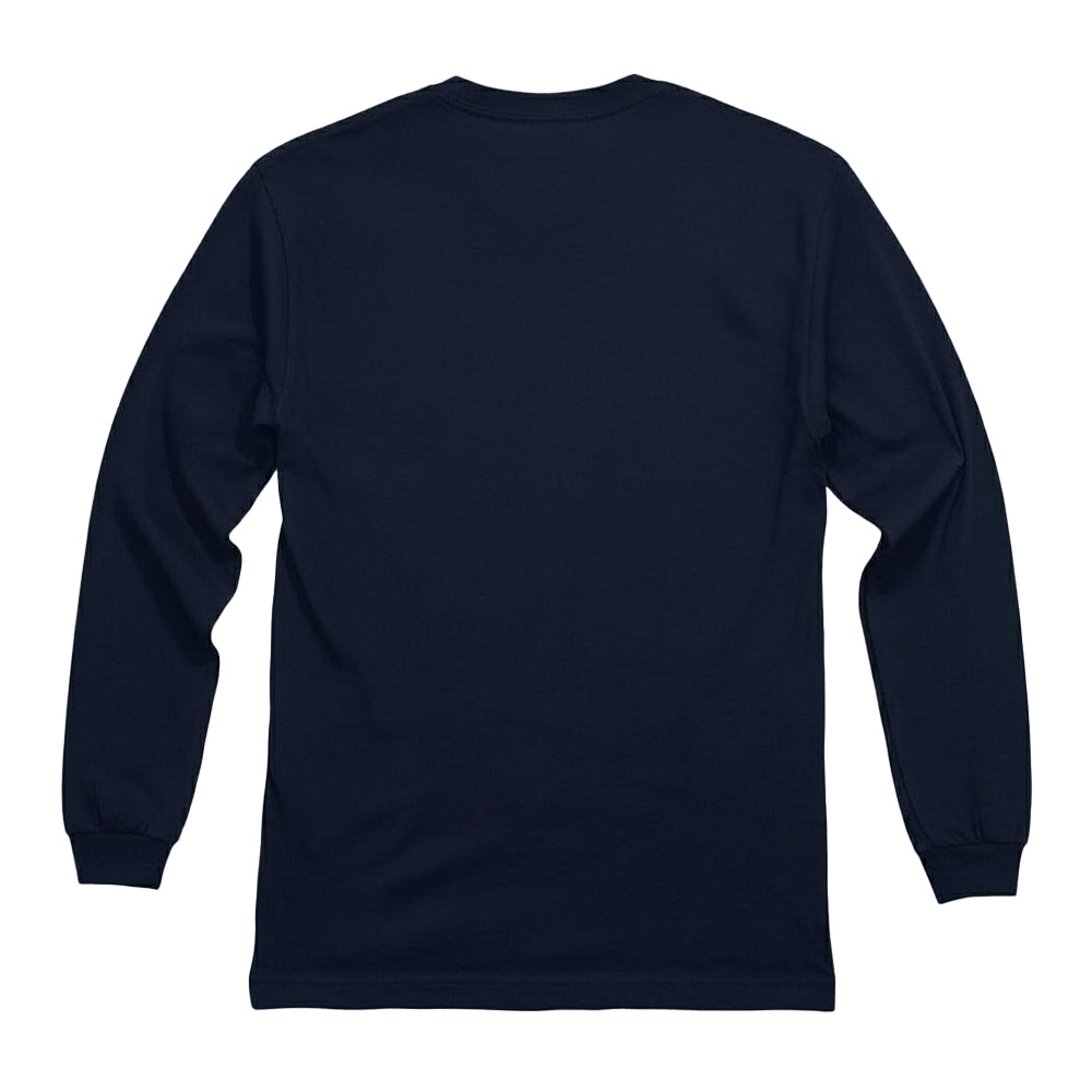 Navy - Back - The Twilight Zone Unisex Adult Science & Superstition Long-Sleeved T-Shirt