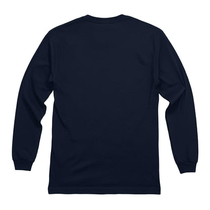Navy - Back - The Twilight Zone Unisex Adult Science & Superstition Long-Sleeved T-Shirt