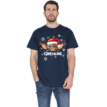 Navy - Lifestyle - Gremlins Unisex Adult Gizmo Hat Christmas T-Shirt