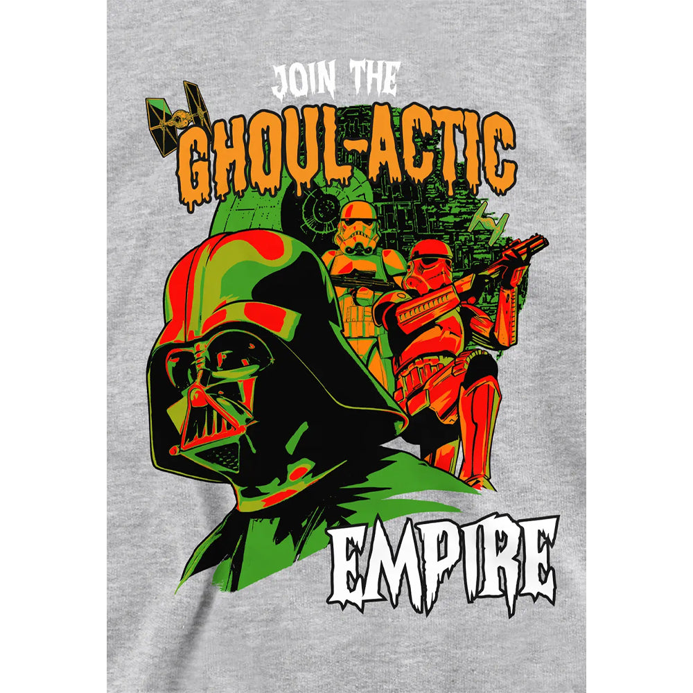 Athletic - Side - Star Wars Childrens-Kids Join The Ghoulactic Empire Heather Hoodie