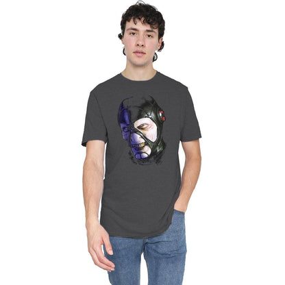 Charcoal - Lifestyle - Farscape Unisex Adult Keep Smiling Scorpius Heather T-Shirt