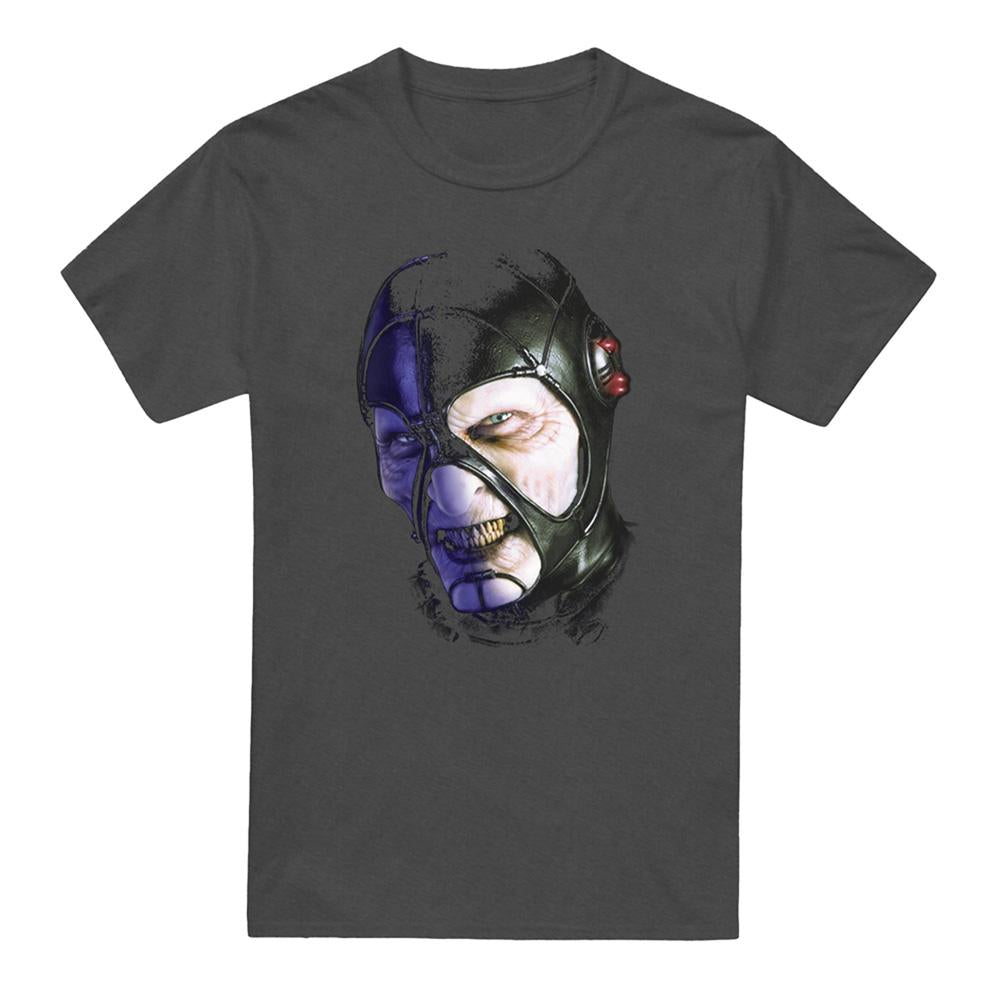 Charcoal - Front - Farscape Unisex Adult Keep Smiling Scorpius Heather T-Shirt
