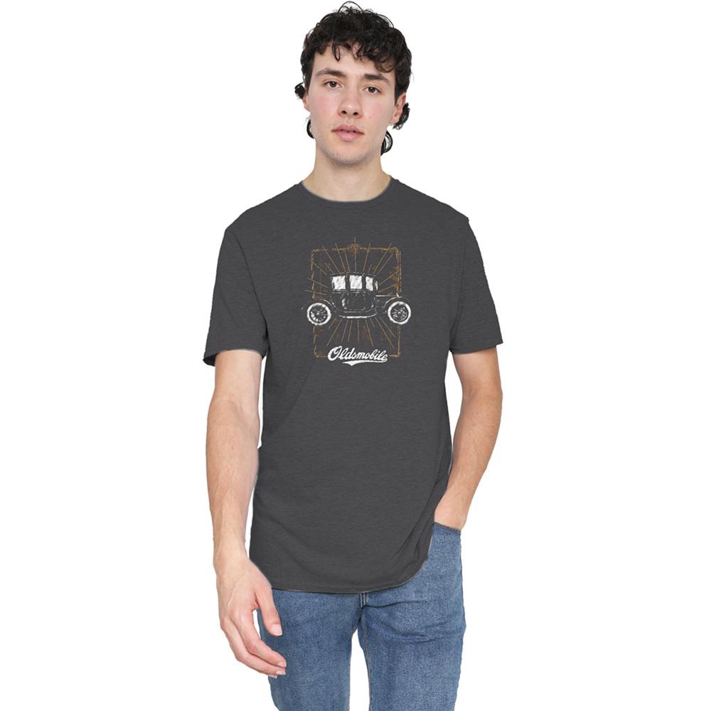 Charcoal - Lifestyle - Oldsmobile Unisex Adult 1912 Defender Heather T-Shirt
