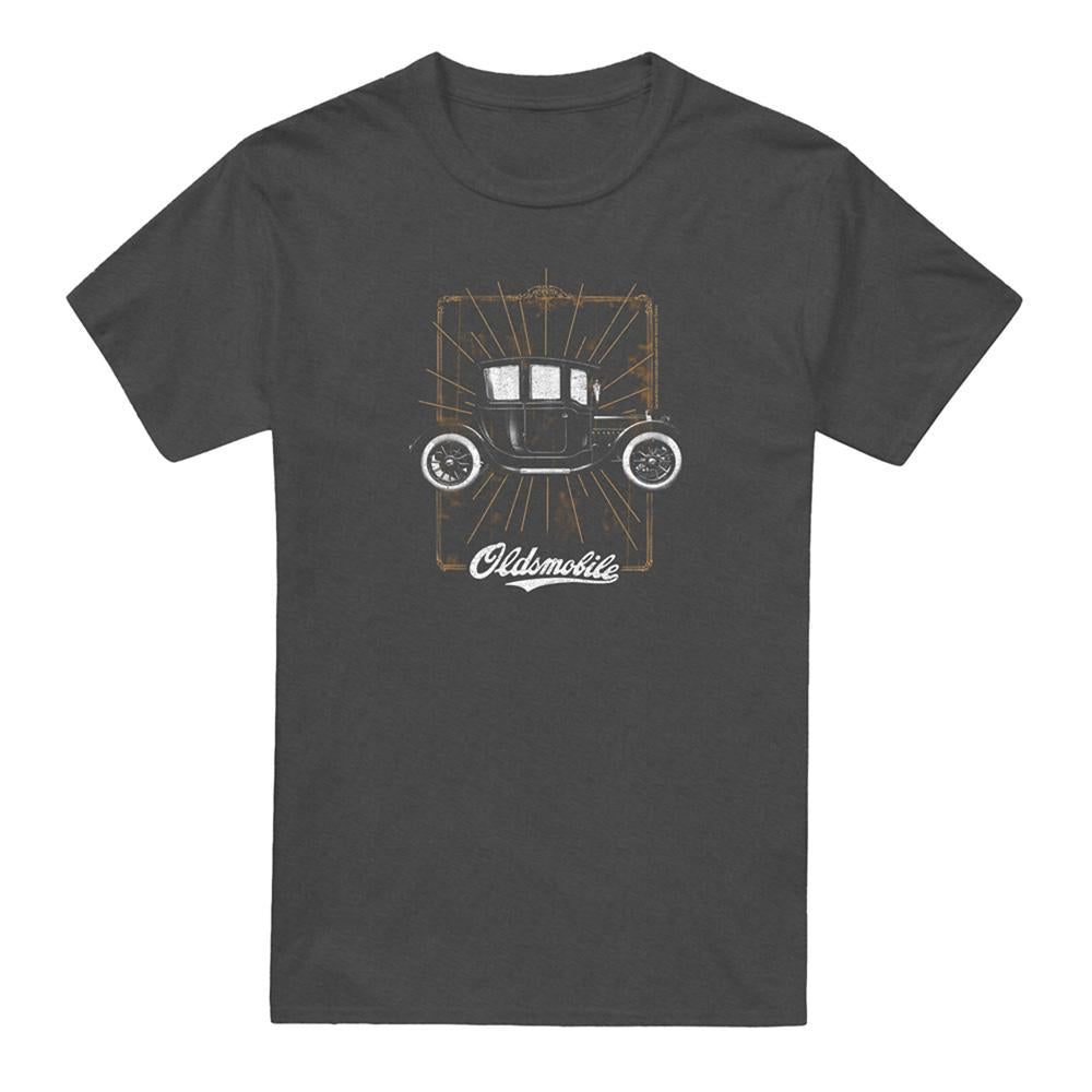 Charcoal - Front - Oldsmobile Unisex Adult 1912 Defender Heather T-Shirt