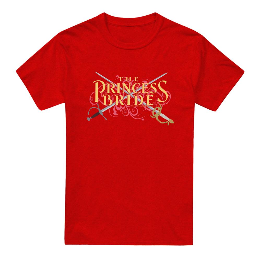 Red - Front - The Princess Bride Unisex Adult Swords Heather T-Shirt