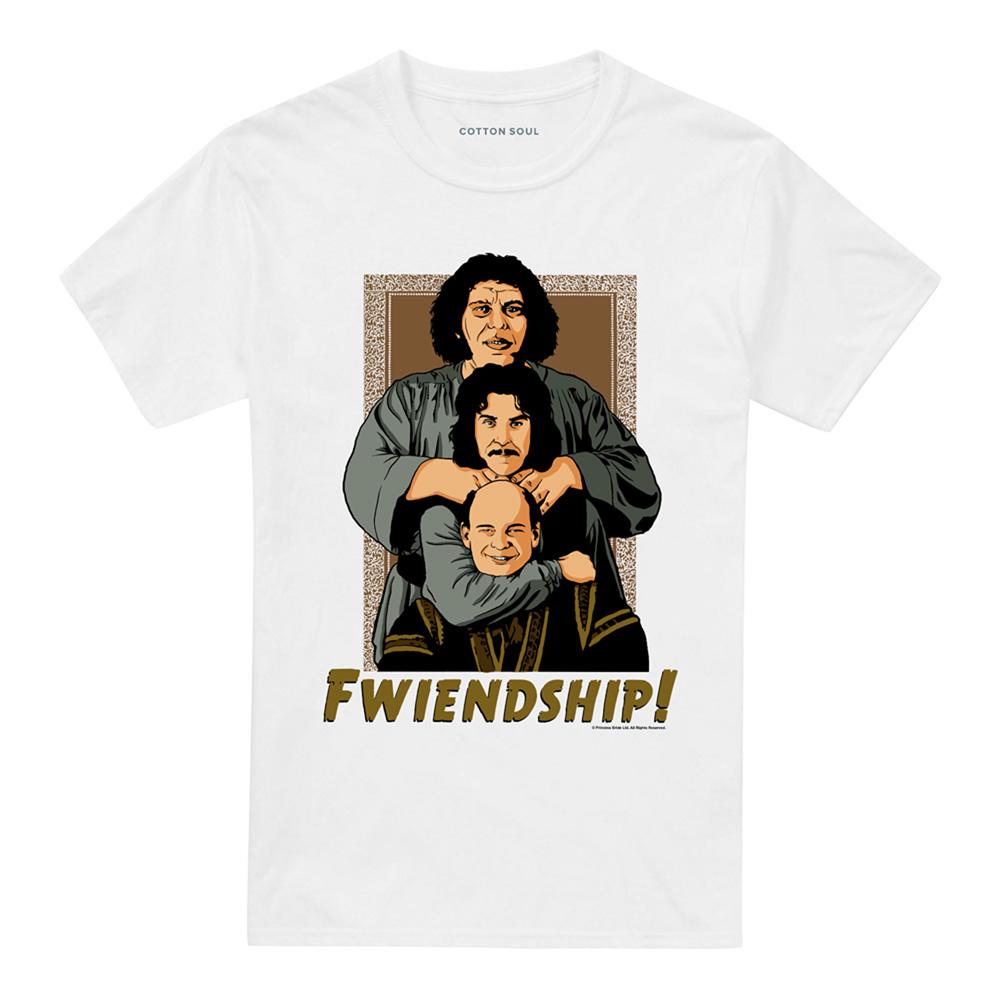 White - Front - The Princess Bride Unisex Adult Friendship T-Shirt